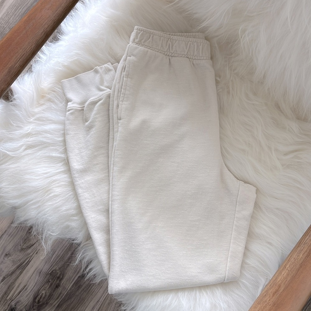 GAP Duofold Joggers in Birch.
